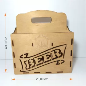 CAJA PORTA CERVEZA 6 COMPARTIMIENTOS