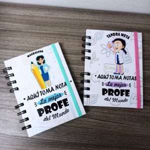 AGENDA PEQUEÑA CARATULA CARTON FULL COLOR