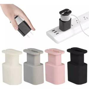FORRO PROTECTOR SILICONA PARA CARGADOR IPHONE