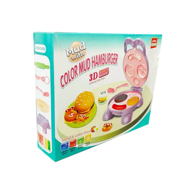 KIT JUGUETE INTERACTIVO COMIDA RAPIDA PLASTILINA - Imagen 4