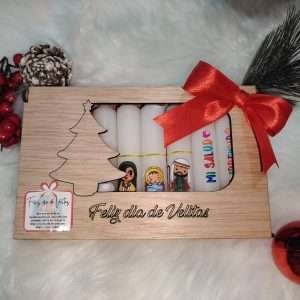 CAJA VELAS DESEOS / PESEBRE