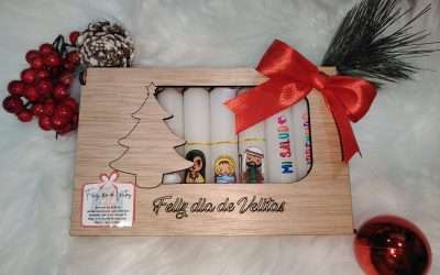 CAJA VELAS DESEOS / PESEBRE