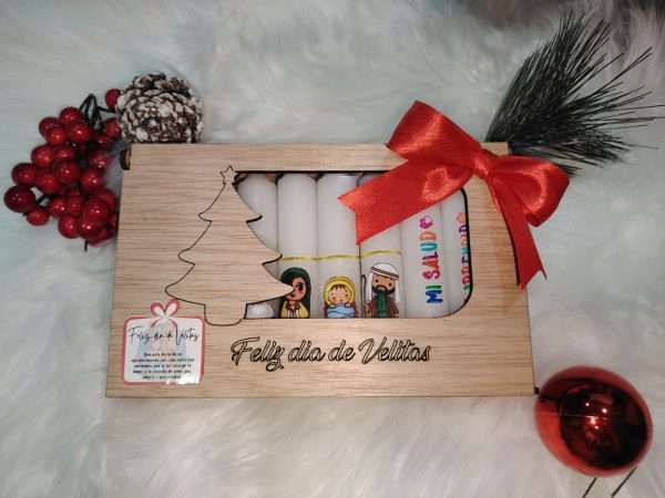 CAJA VELAS DESEOS / PESEBRE