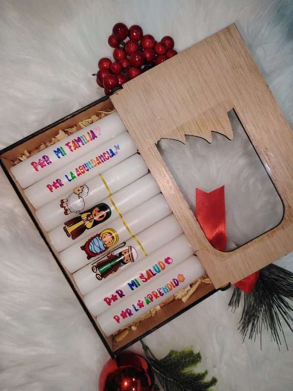 CAJA VELAS DESEOS / PESEBRE - Imagen 2