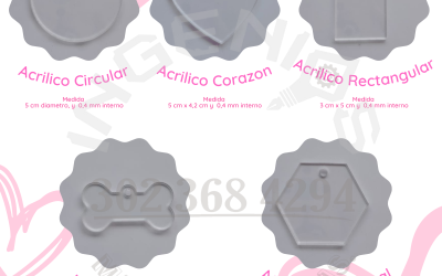 FIGURAS DE ACRÍLICO PARA MANUALIDADES (DIY / SCRAP)