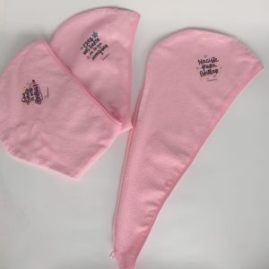 TOALLA DE CABELLO EN MICROFIBRA PERSONALIZADA