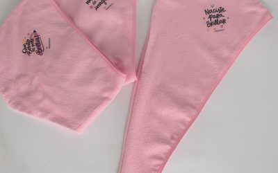 TOALLA DE CABELLO EN MICROFIBRA PERSONALIZADA