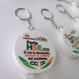 LLAVERO CINTA MÉTRICA PERSONALIZADO